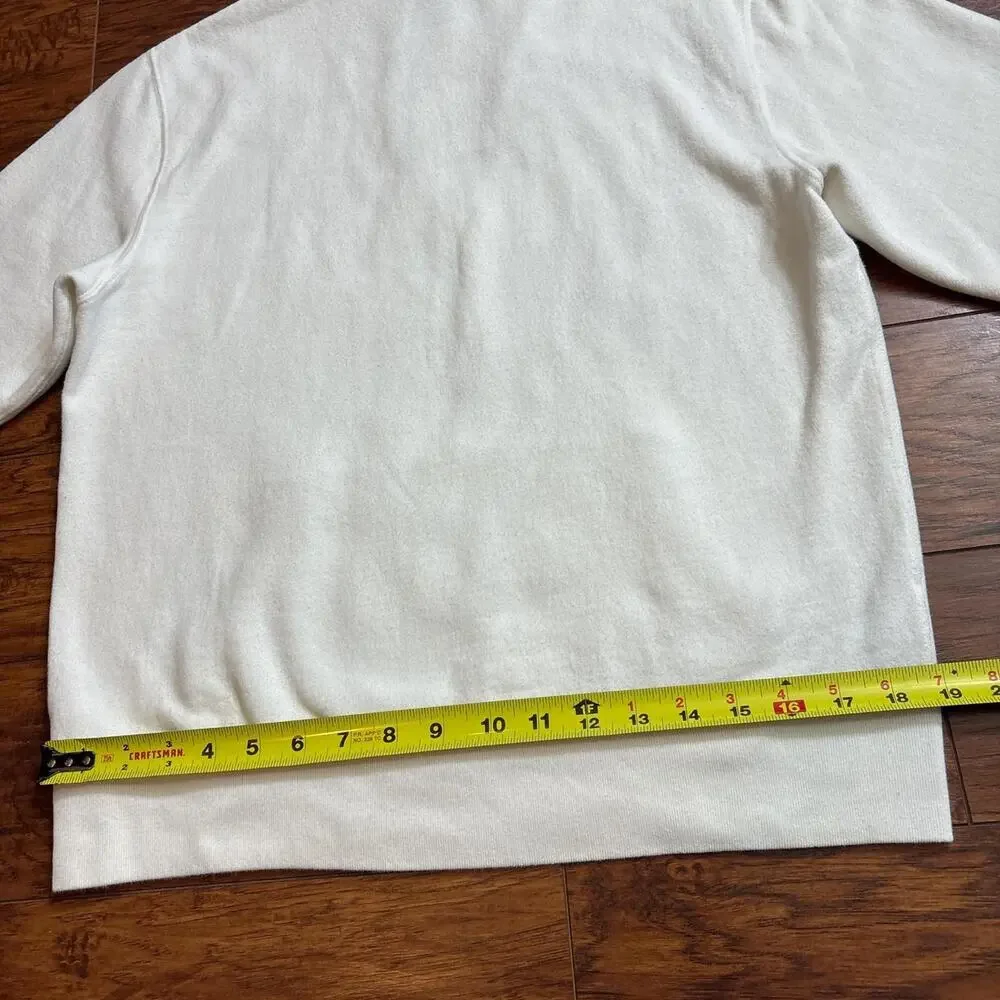 Polo Ralph Lauren White Shawl Collar Button Sweatshirt Size Boys XL(18-20)